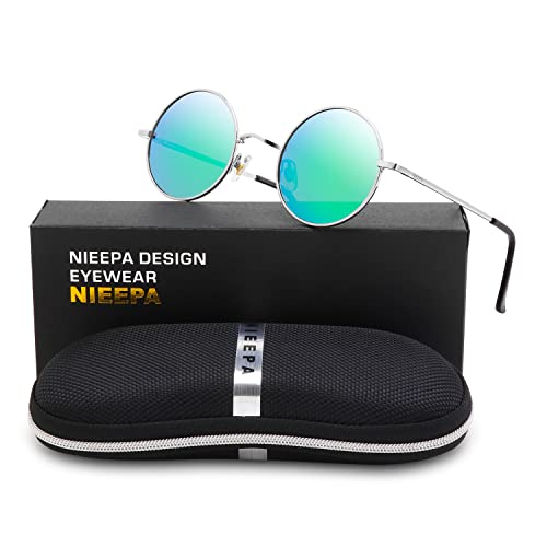 Image of Vintage Small Round Polarized Hippie Sunglasses for Men Women Circle Sun Glasses NP1002