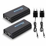 [Prise en charge de résolution polyvalente] Ce prolongateur HD 1080p sur Ethernet prend en charge une large gamme de résolutions, y compris 1080p à 50 Hz 60 Hz et 24 Hz 1080i à 50 Hz et 60 Hz 720p à 50 Hz et 60 Hz 576i à 50 Hz 576p à 50 Hz 480i à50hz et 480p à 60hz.