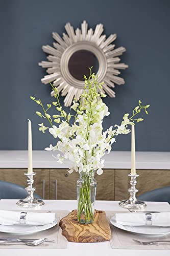 Image of KaBloom Prime Delivery : Bouquet of White Orchid for Sympathy, Wedding, Anniversary, Birthday, Congratulations, Get Well and Thank you