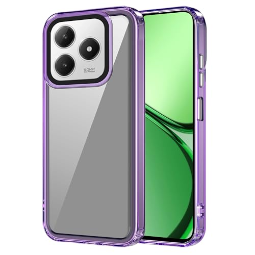 Image of Zapcase Back Case Cover for Realme Narzo N63 | Compatible for Realme Narzo N63 Back Cover | Case Cover with Camera Protection | (TPU + PC | Translucent Purple)