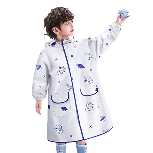 Image of Toddler Raincoats for Girls Boys Waterproof Rain Jacket Kids Rain Wear Children Rain Poncho XL Size