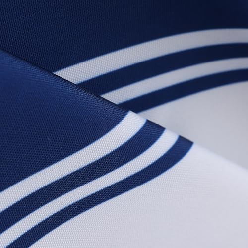Image of MASTERCANOPY Patio Umbrella 9 ft Replacement Canopy for 8 Ribs-Blue and White Stripes Canopy Only