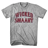 Chowdaheadz Wicked Smaaht Clubhouse T-Shirt - Unisex Vintage Tee Soft Cotton Blend Gray