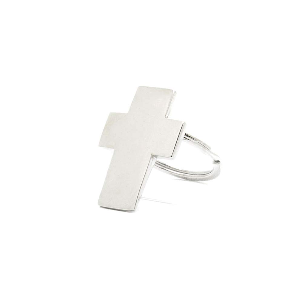 regalo grabado - Llavero Cruz Personalizado y Grabado | Ideal para Regalos de Comunión, Bautizo, Cumpleaños, Eventos Religiosos | Llavero Metal Personalizado | Unidades