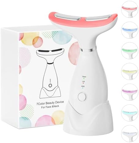 Facial and Neck Massager,7 Color LED Light Therapy for — main product photo from Amazon listing (ASIN B0DGTJ2X4N)