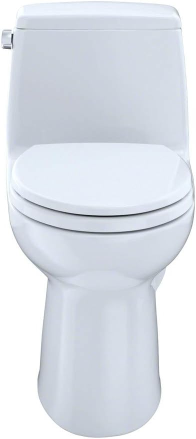 TOTO MS854114EL#01 Eco Ultramax ADA Elongated One Piece Toilet, Cotton White - - 