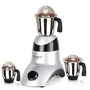 Gemini NORTMGF21 750-Watt Mixer Grinder with 3 Jars (1 Wet Jar, 1 Dry Jar and 1 Chutney Jar) ISI Certified - SilverBlack