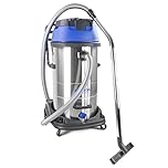 HYUNDAI 3000W 100L 2-in-1 Wet & Dry Vacuum Cleaner – Powerful Industrial Vac with HEPA-Type Filtration, 5m Power Cable, Large Tank Capacity & 3 Year Warranty