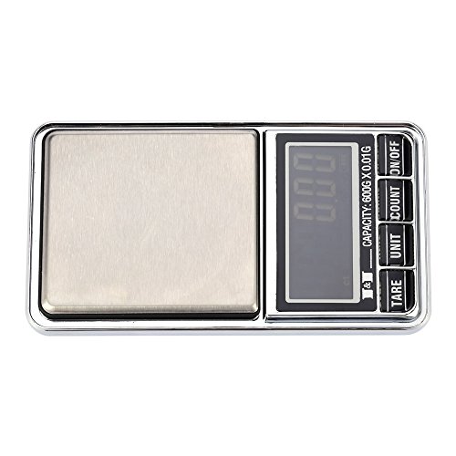 KKmoon Mini balança digital jóias balança eletrônica de precisão balança 600g * 0.01g