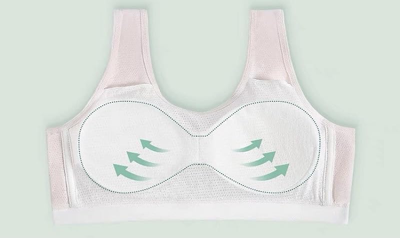 3Pack Girl Cami Training Bras for Girls 12-16 Sports Seamless Bra Design with Removable Padding Bras3