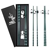 GOTDYBST Sushi Essstäbchen Set Katze: 2 Paar Chopsticks mit Zwei...