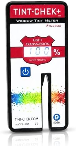 EDTM TC2800 Tint-Chek+ High-Precision Tint Meter, NIST, USA Made