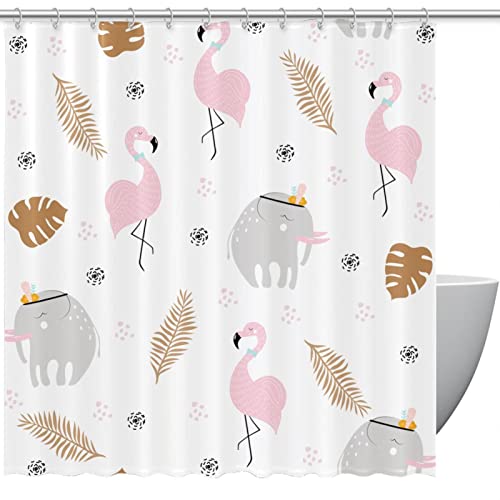 Rideau de douche animaux africains imperméable 183x183 cm - 2