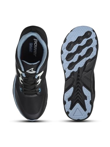 Image of Power Oxford Lace-Up Casual Shoes for Men - Stylish, Comfortable, and Durable Everyday Footwear Black