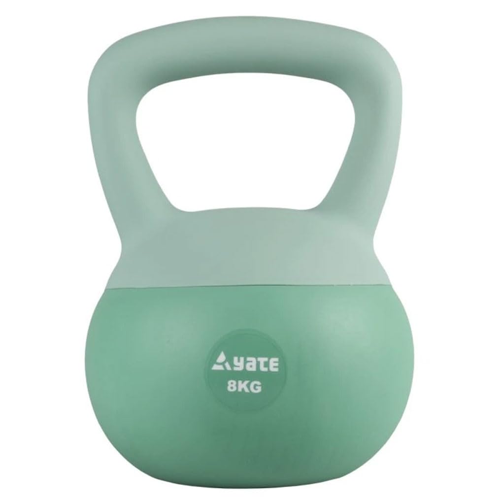 Yate Soft Kettlebell – Bodenschonendes Trainingsgewicht mit ergonomischem Griff & weicher Füllung - Kugelhantel weich 2kg - 8kg Kettle Bell
