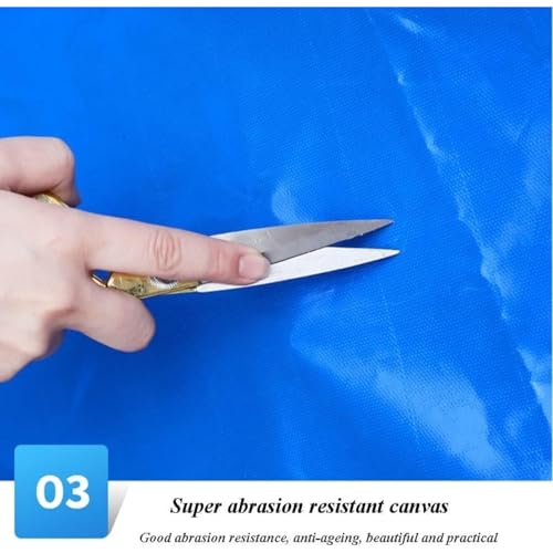 Estanque de peces de PVC con válvula de drenaje y lona flexible para cría 7