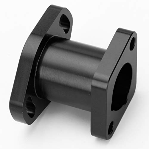 Image of FVRITO Performance Racing Intake Pipe Inlet Manifold Compatible with Predator 212cc ct200u GX160 GX200 6.5HP OHV Chinese 196cc clone Engines Mini Bike Go Kart Black