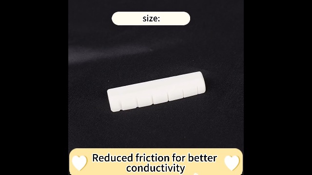 Sella A Ponte In Osso Color Avorio E Dado Scanalato Per Chitarra Acustica A 6 Corde Accessori Dado Per Chitarra