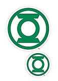 Enjoy It DC Comics Green Lantern Logo Car Stickers, 2 pieces, Outdoor Rated Vinyl Sticker Decal
