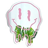 Einfache Anwendung: Dieser lächelnde Gesichtsspiegel für Teenager-Mädchen-Schlafzimmer ist für eine einfache Installation konzipiert. Entfernen Sie einfach den Aufkleber auf der Rückseite des Spiegels und drücken Sie ihn sanft auf eine glatte, nicht konkave und staubfreie Oberfläche. Für seine klare Reflexion stellen Sie sicher, dass Sie die transparente Schutzfolie auf der Oberfläche vor Gebrauch abreißen