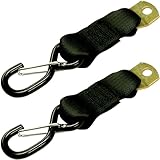 CargoBuckle F14086 S-Hook Adapter Strap for Tie-Downs, 2-Pack