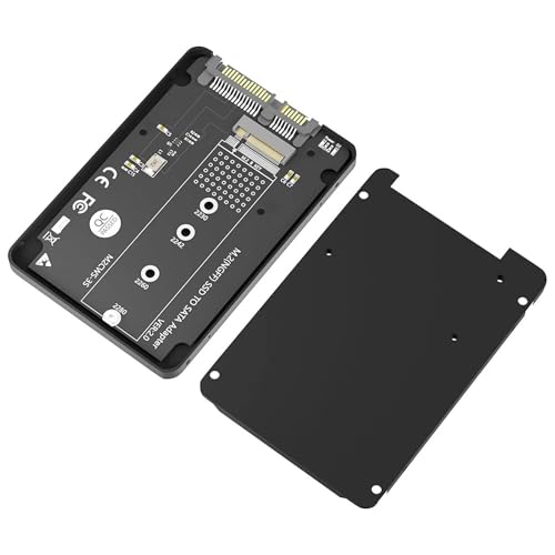 Adaptador M.2 a carcasa SATA 2.5 para SSD NGFF miniatura 3