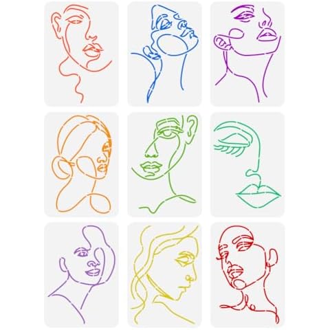 FINGERINSPIRE Pochoirs Art Minimaliste Cover