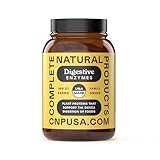 Complete Natural Products Digestive Enzyme Capsules, 550mg, 100ct | Plant-Based Formula, Organic Capsule Shell, Supports Digestive Balance & Nutrient Absorption