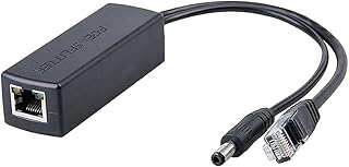 Active POE Splitter Adapter 48V to 12V,IEEE 802.3af/at Compliant 10/100/1000Mbps up to 100M for Surveillance Camera, VoIP Phone,Wireless Access Point