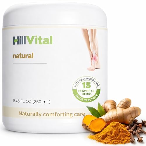 Joint and Muscle Support with Ginger – Fast-Absorbing Non-Greasy Herbal Massage Cream for Neck, Back, Hands and Feet