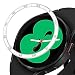 Produktbild kwmobile Schutzring kompatibel mit Samsung Galaxy Watch 4 (44mm) Fitnesstracker - Bezel Ring Lünette in Silber Schwarz