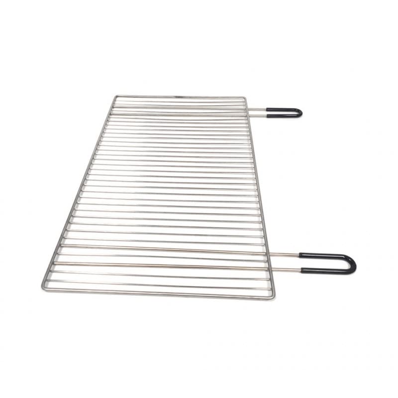 QEM Grille Barbecue 67x40 avec poignée Anti Chaleur