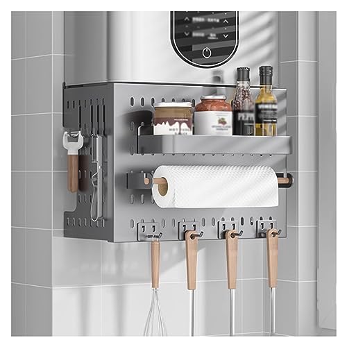 Panneau perforé mural et kit d'organisation modulaire avec crochets