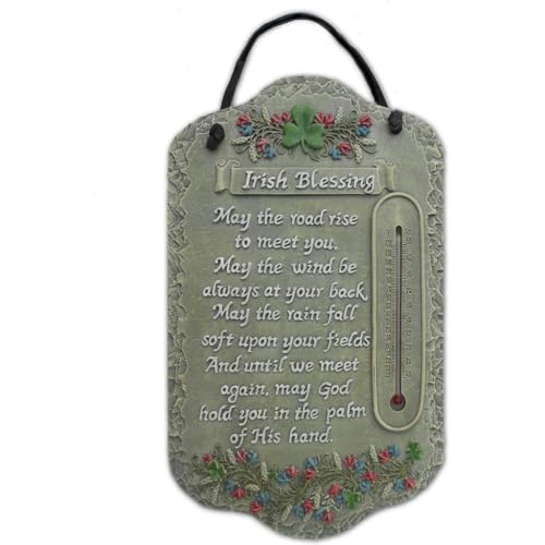 Trendy Decor 4U LTPL-54 Irish Blessing Art Ornament By Trendy Decor 4U - Cottage Positive Affirmations 13" H x 8" W