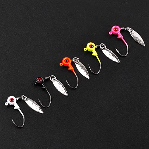 Leurres de crappie peints pour attraper le bar difficile en eau douce