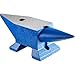 Single Horn Anvil 22Lbs Steel Anvil Blacksmith for Sale Forge Steel Tools W/Round and Square Hole and Equipment Anvil Rugged Blacksmith Jewelers Durable and Robust Metalsmith Tool