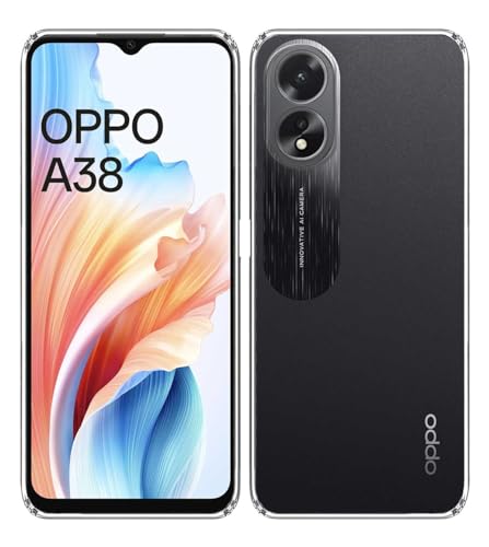 Image of Soft Silicone TPU Back Cover Compatible with Oppo A38 4G