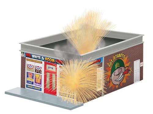 Lionel SGT Stumpy’s Red White & Boom Plug-Expand-Play Fireworks Building O Gauge Model Train Accessory