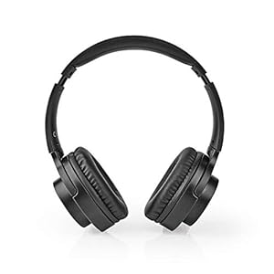 Draadloze On-Ear Koptelefoon | Maximale batterijduur: 10 hrs | Ingebouwde microfoon | Drukbediening | Ondersteuning voor spraakbesturing | Volumebediening | Zwart