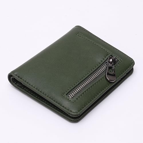 Alldaily Small RFID Wallet for Women Slim Compact Bifold Pocket Ladies Travel Mini Purse (Green)4