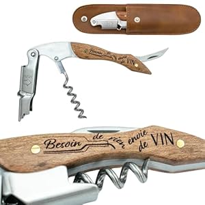 ERNESTINE Kellner-Korkenzieher graviert aus Edelstahl