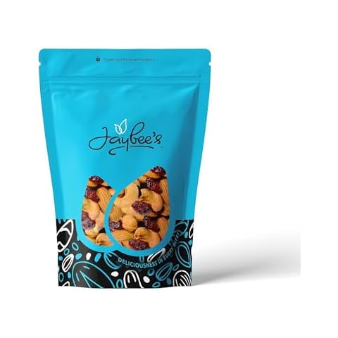 Cashew Almond Cranberry Trail Mix 1 Pound | Mixed Nuts | Antioxidant Trail Mix, Healthy Snack | Dried Fruit & Nuts Snack | Kosher Certified | Jaybee's Nuts Cover