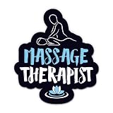 Massage Therapist Sticker - 3' Laptop Sticker - Waterproof Vinyl for Car, Phone, Water Bottle - Massage Therapy Decal