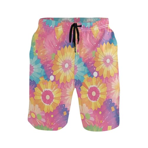 GuoChe Swim Shorts Stretch Men's Board Shorts Swim 8”/ 9” Long Casual Wear2