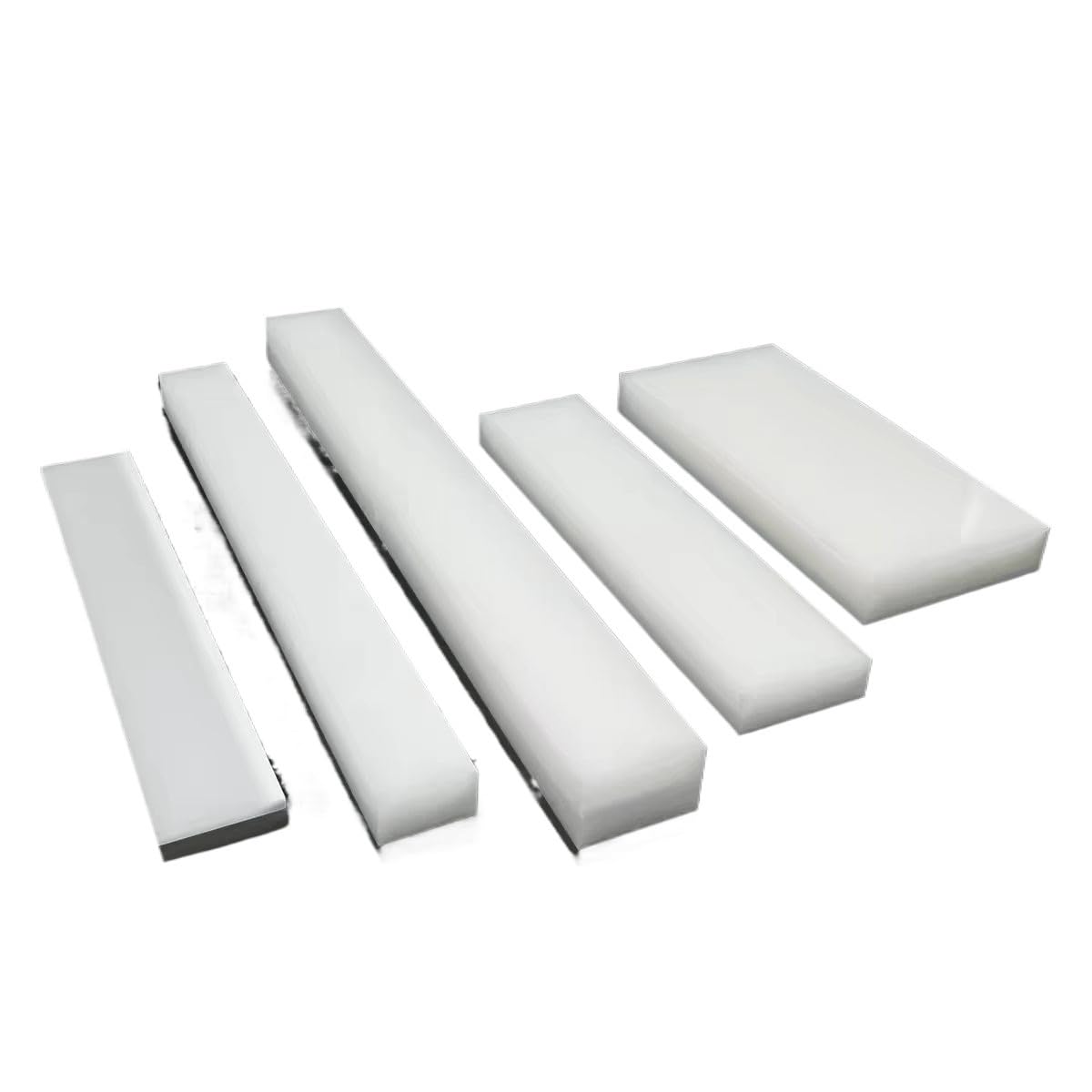 Weiße Nylonplatte 1 m x 20 mm, 12–30 mm dicker PA6-Stangenstreifen for die Bearbeitung von Heimwerkerarbeiten, 1 Stück(25mm)