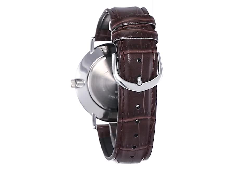 Amazon.com: Casio MTP-VT01L-2B Men's Minimalistic Blue Dial Brown
