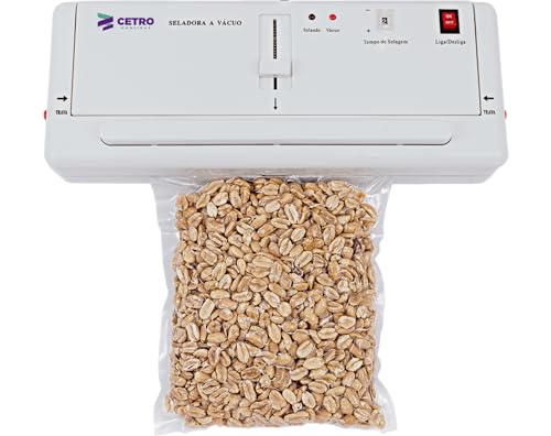 Seladora a Vácuo Doméstica CPVS D Compacta, Uso Fácil e Ajuste de Selagem Até 280mm - 220V