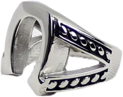 OEM Justified Horseshoe Ring Marshal Raylan Tv Props Replica Stainless Steel