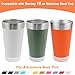 Silicone Boot for Stanley 16oz Beer Pint Glass, 2 Pack Cup Bottom Sleeve Compatible with Stanley Tumbler, Anti-Impact BPA Free