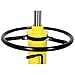 Tandagy Transmission Jack 1660lbs Transmission Jack High Lift 0.75 Ton Transmission Jacks 2 Stage Hydraulic w/ 360° for Car (Yellow Dual Spring)
